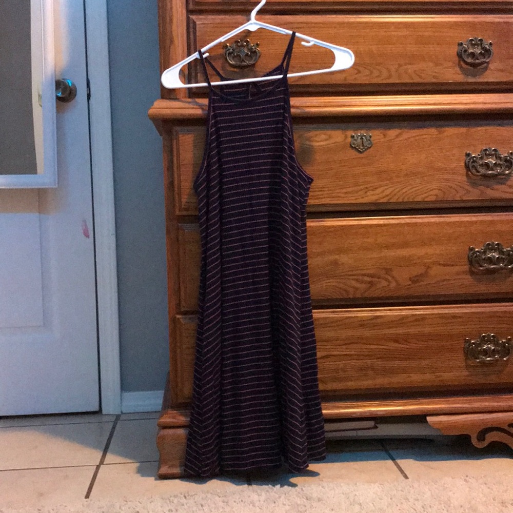 Halter Neck Swing Dress